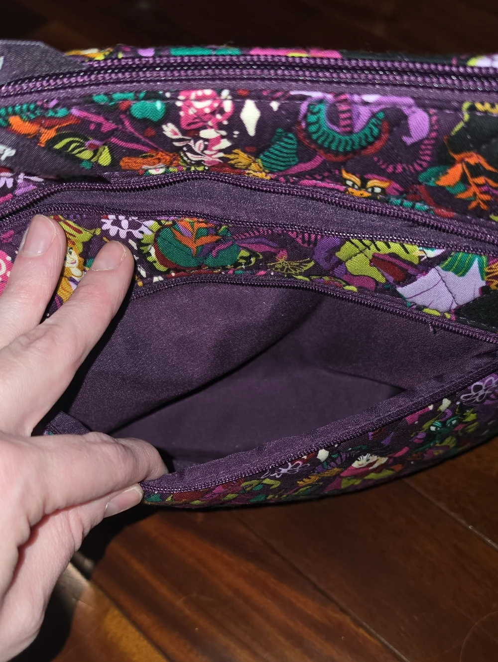 NWOTS Vera Bradley X Disney Hocus Pocus Trio Zip Hipster